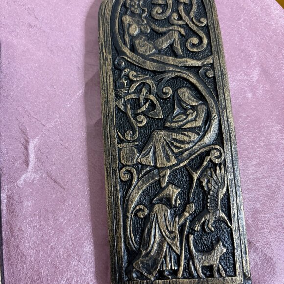 Vintage Polyresin plaques: "Lord of the Dance” & “Maid, Mother, and Crone” - Picture 2 of 8